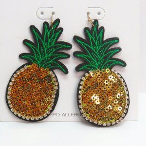 Time and Tru Pineapple Earrings